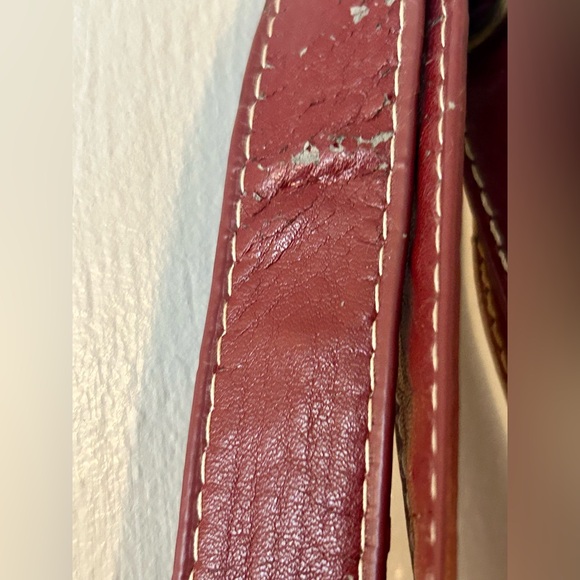 plum colored coach handbag - Picture 13 of 14